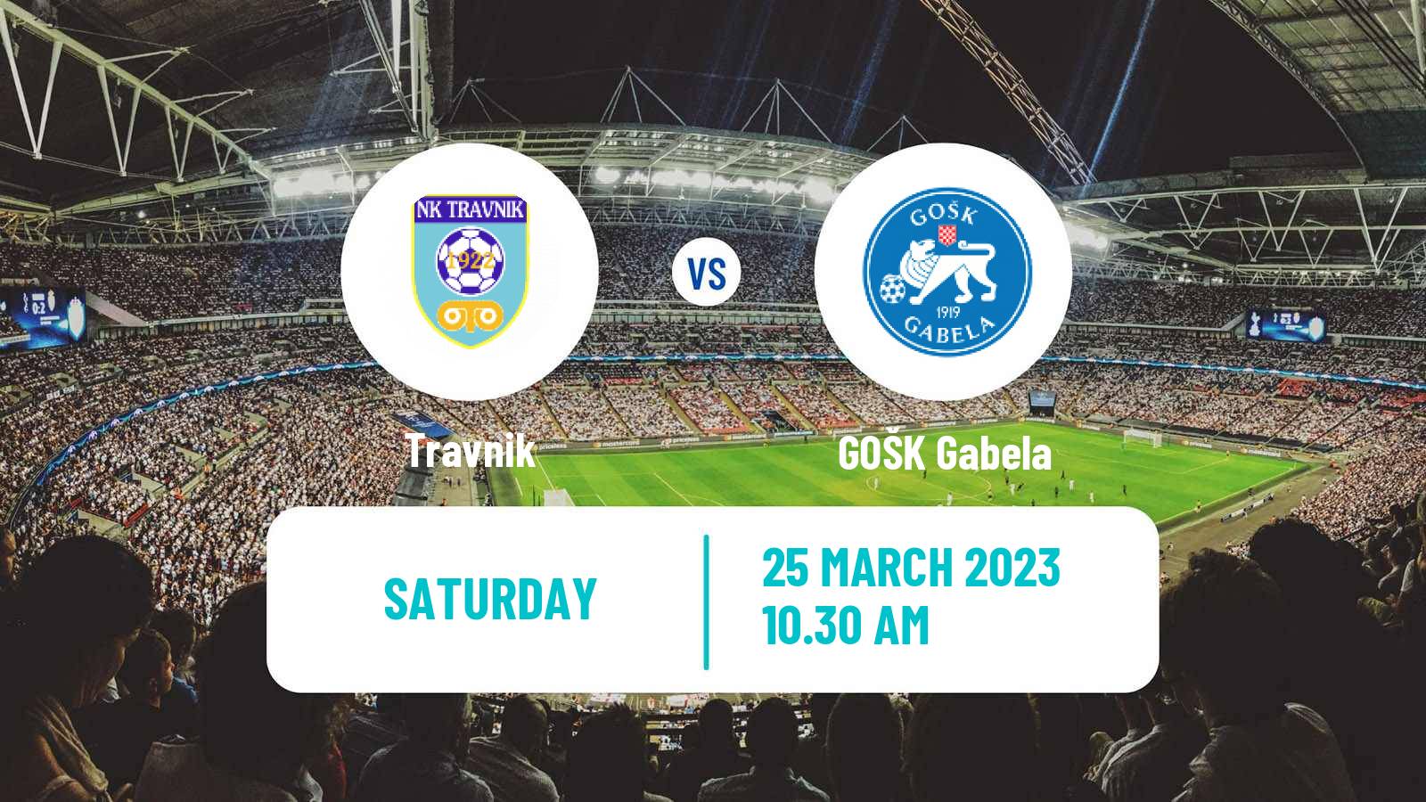 Soccer Bosnian Prva Liga FBiH Travnik - GOŠK Gabela