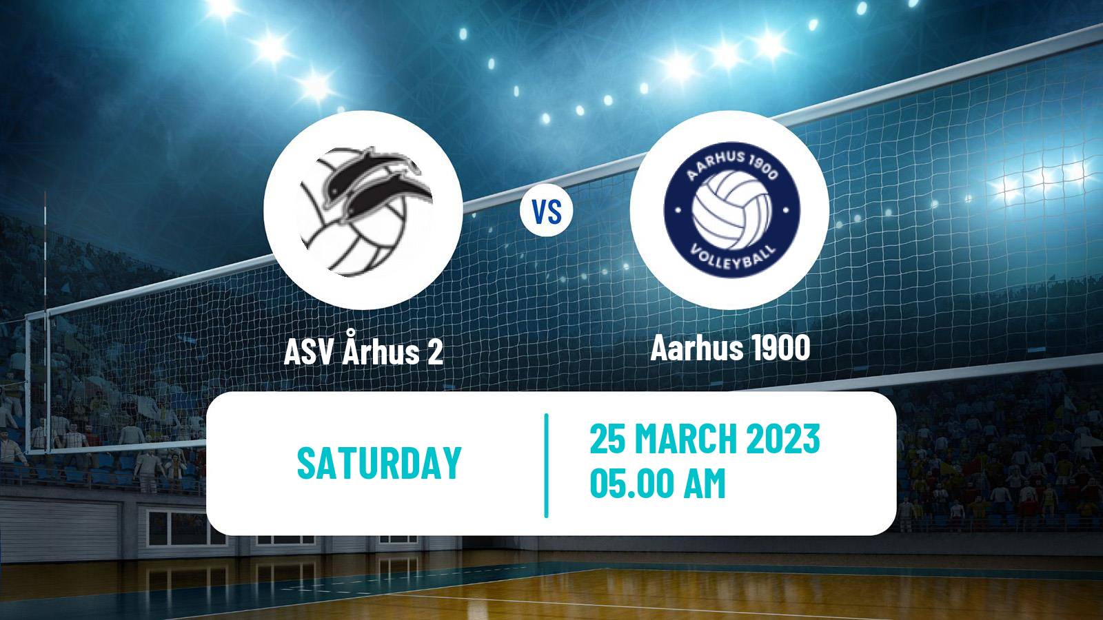 Volleyball Danish 1 Division West Volleyball Århus 2 - Aarhus 1900