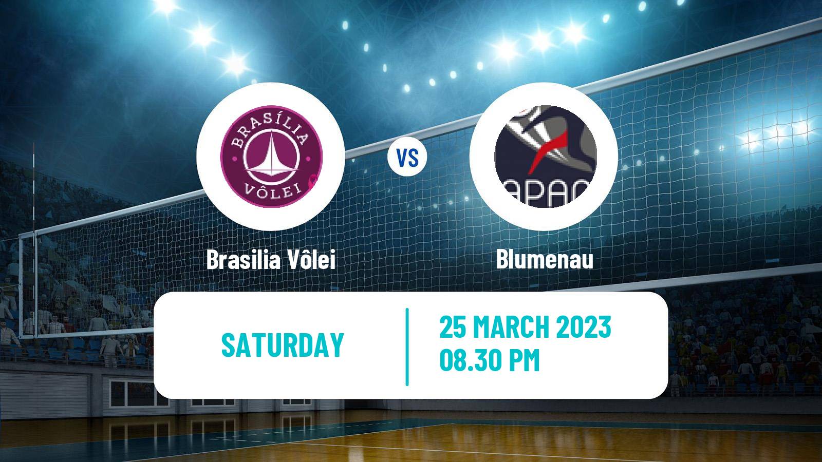 Volleyball Brazilian SuperLiga Volleyball Brasilia Vôlei - Blumenau
