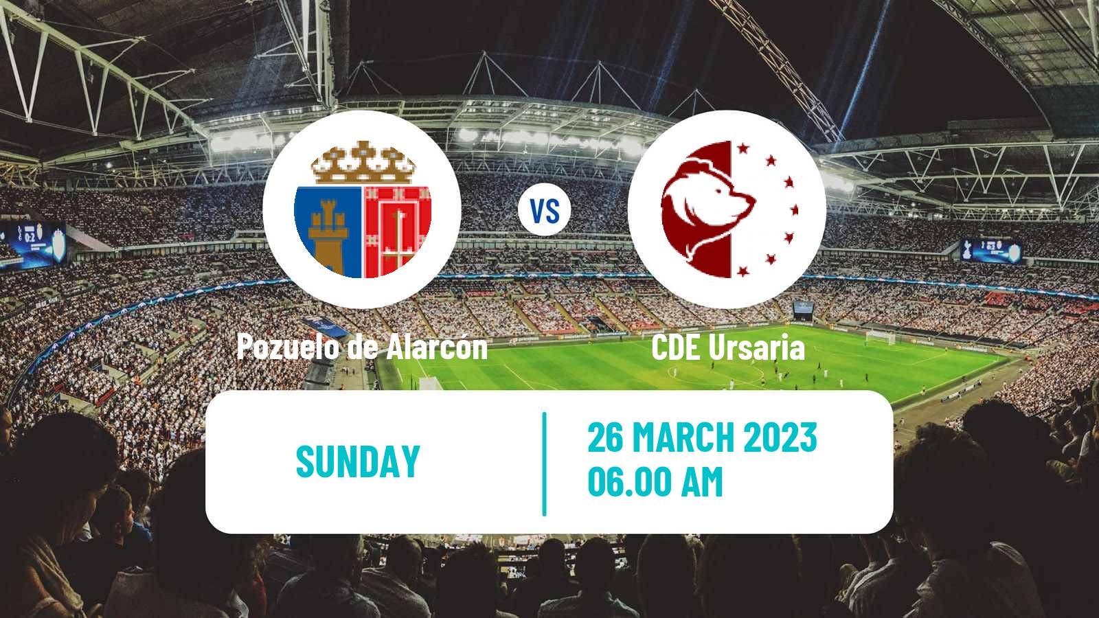 Soccer Spanish Tercera RFEF - Group 7 Pozuelo de Alarcón - Ursaria