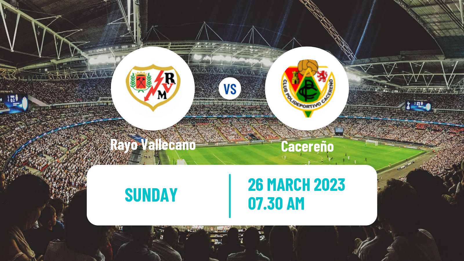 Soccer Spanish Primera Federacion Women Rayo Vallecano - Cacereño