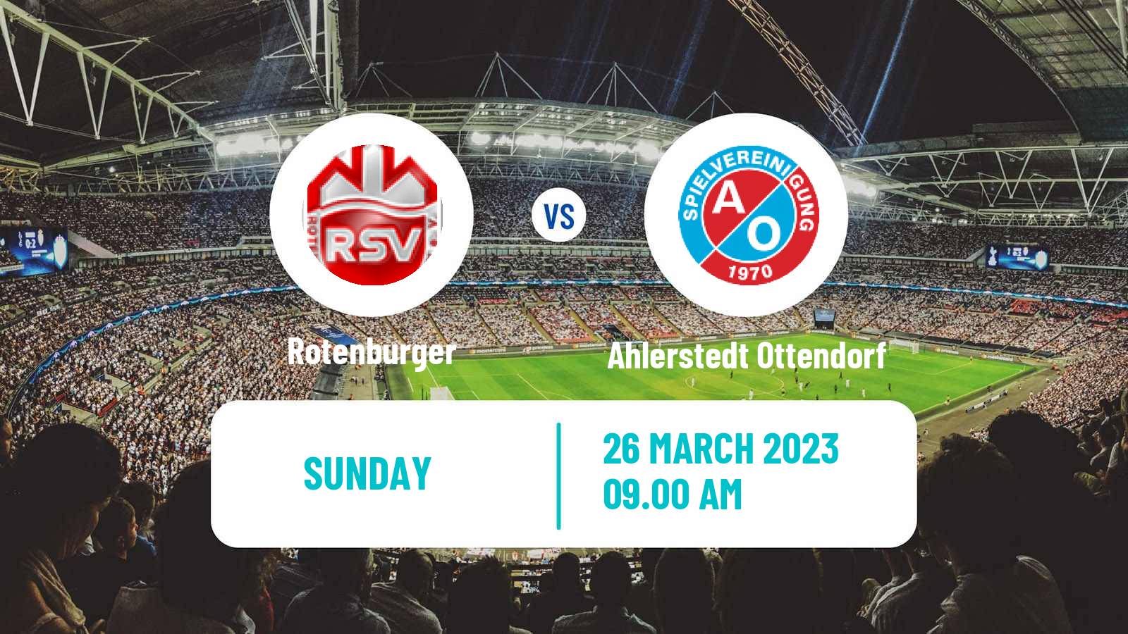 Soccer German Oberliga Niedersachsen Rotenburger - Ahlerstedt Ottendorf