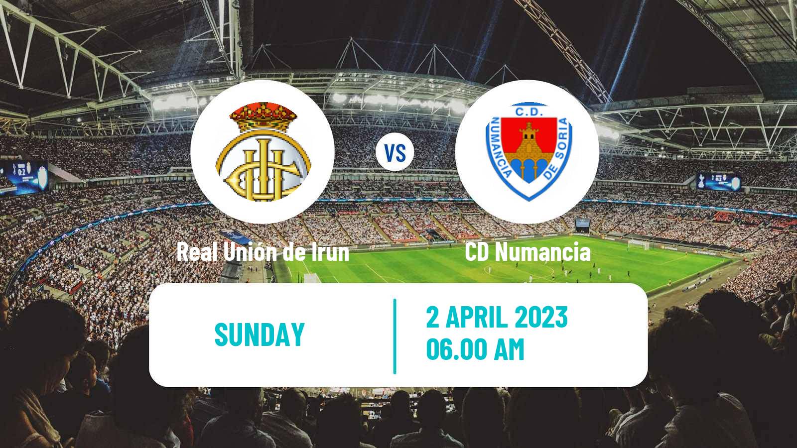 Soccer Spanish Primera RFEF Group 2 Real Unión de Irun - Numancia