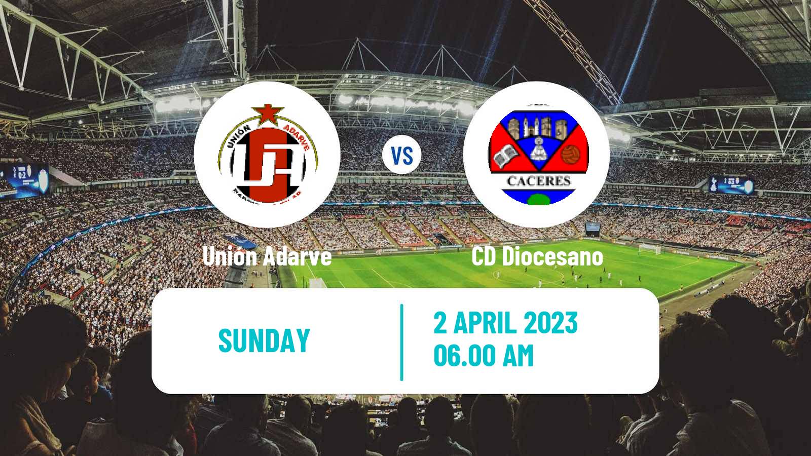 Soccer Spanish Segunda RFEF - Group 5 Unión Adarve - Diocesano