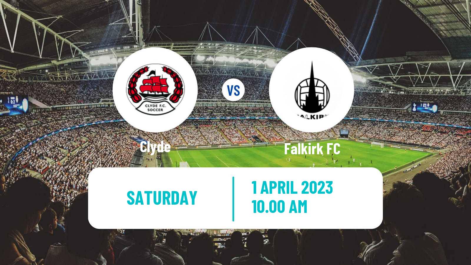 Soccer Scottish League One Clyde - Falkirk