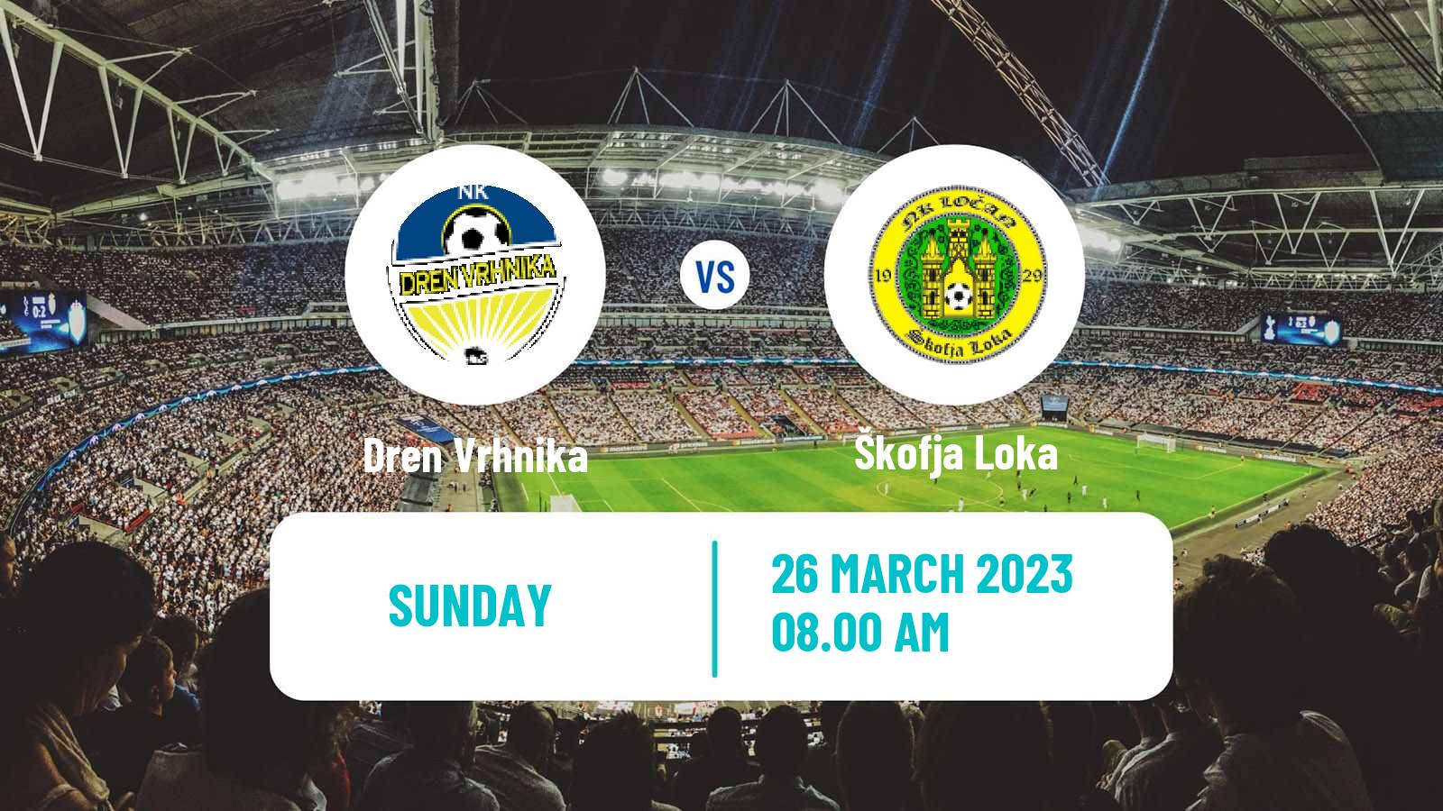 Soccer Slovenian 3 SNL West Vrhnika - Škofja Loka