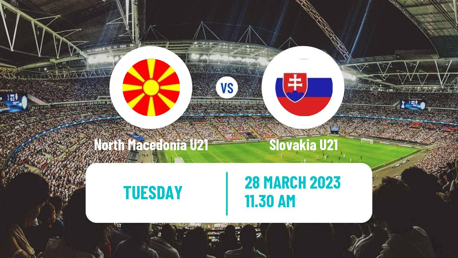 Soccer Friendly North Macedonia U21 - Slovakia U21