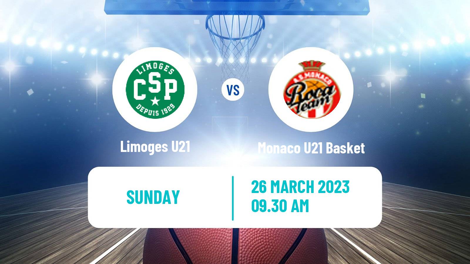 Basketball French Espoirs U21 Basketball Limoges U21 - Monaco U21 Basket