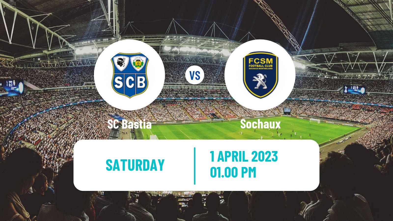 Soccer French Ligue 2 Bastia - Sochaux