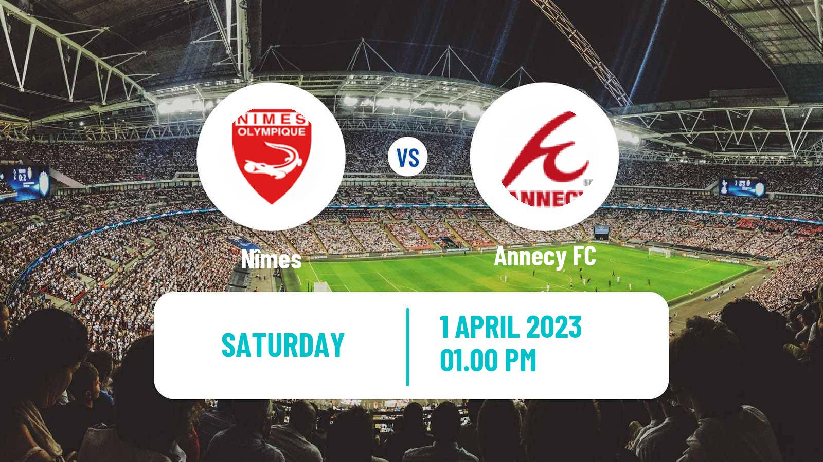 Soccer French Ligue 2 Nîmes - Annecy