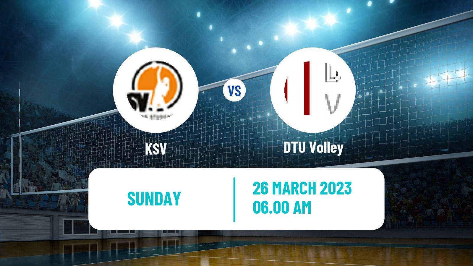 Volleyball Danish 1 Division East Volleyball KSV - DTU
