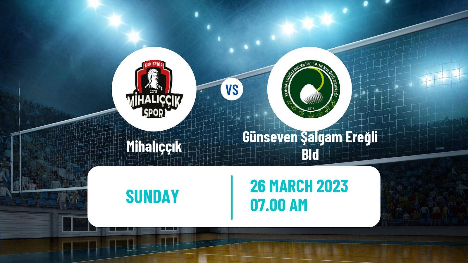 Volleyball Turkish 1 Ligi Volleyball Women Mihalıççık - Günseven Şalgam Ereğli Bld