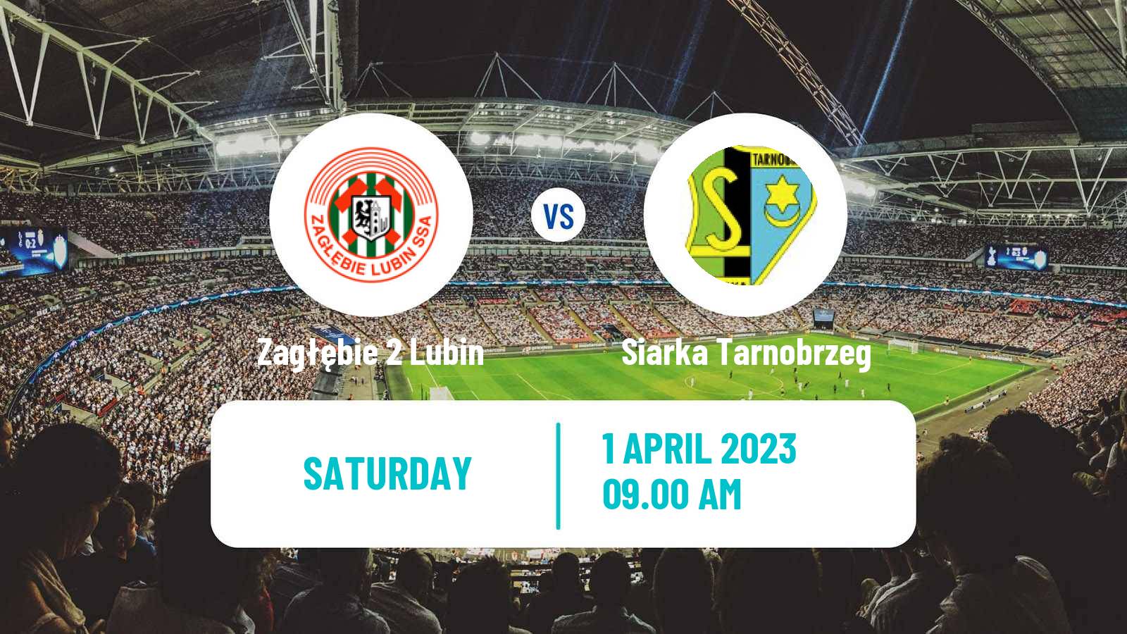 Football Polish Division 2 Zagłębie 2 Lubin - Siarka Tarnobrzeg