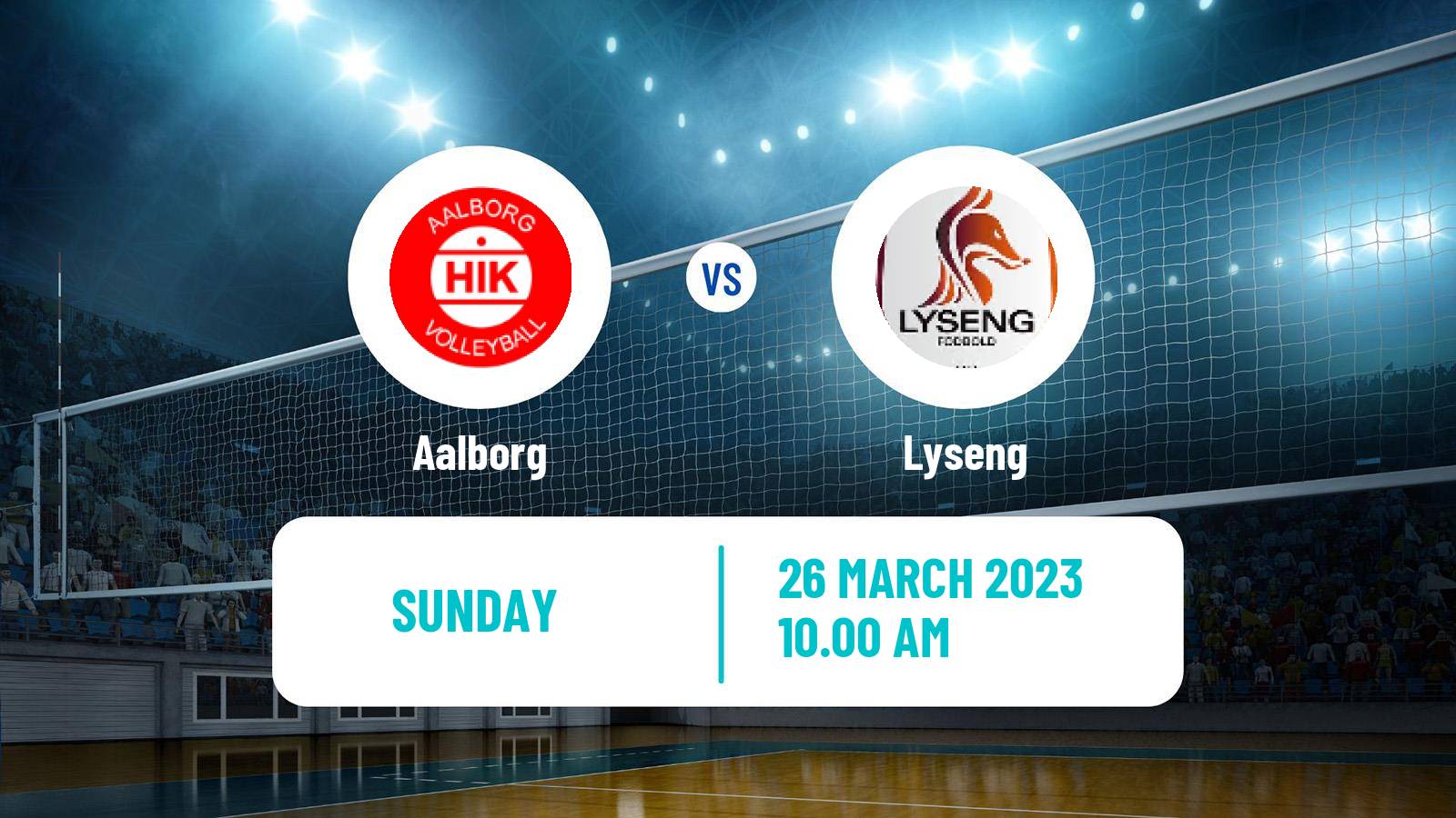Volleyball Danish 1 Division West Volleyball Women Aalborg - Lyseng
