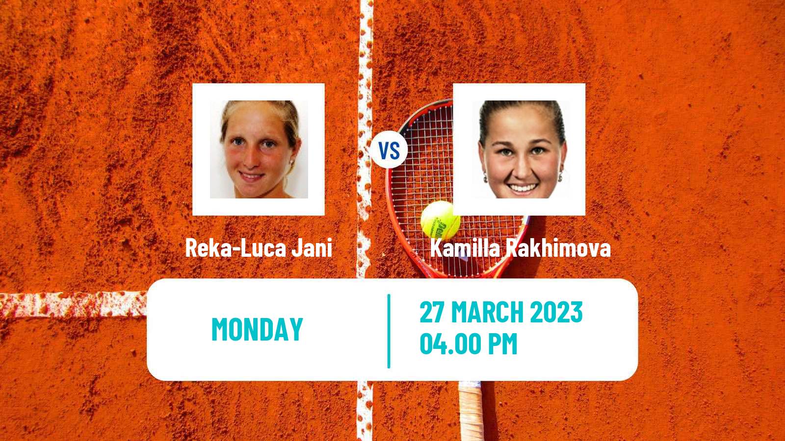 Tennis ATP Challenger Reka-Luca Jani - Kamilla Rakhimova