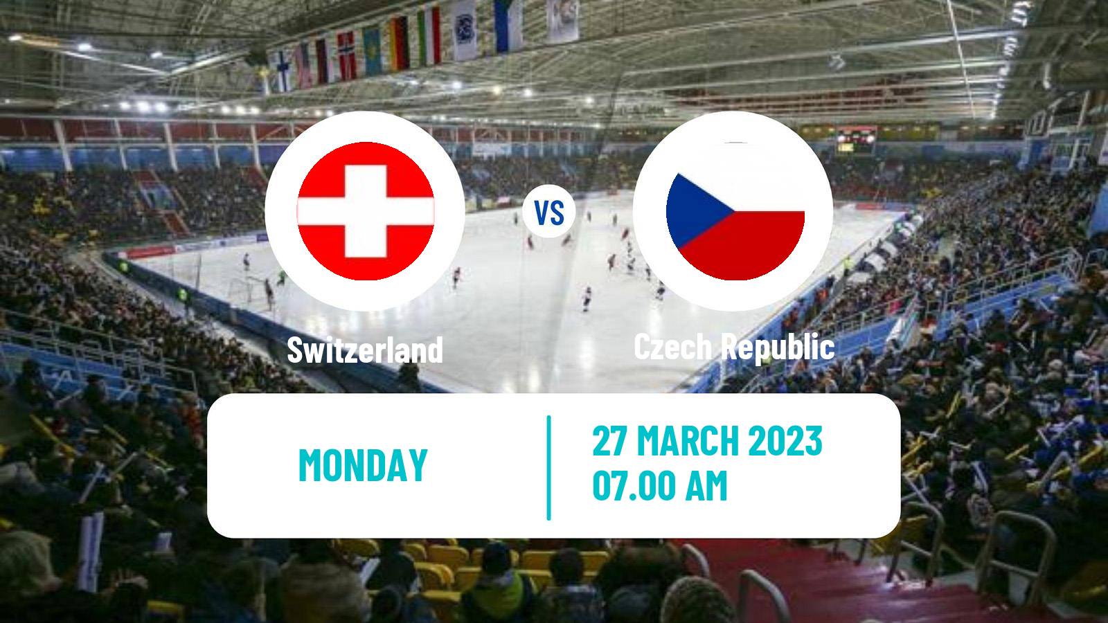 Bandy Bandy World Championship B Switzerland - Czech Republic