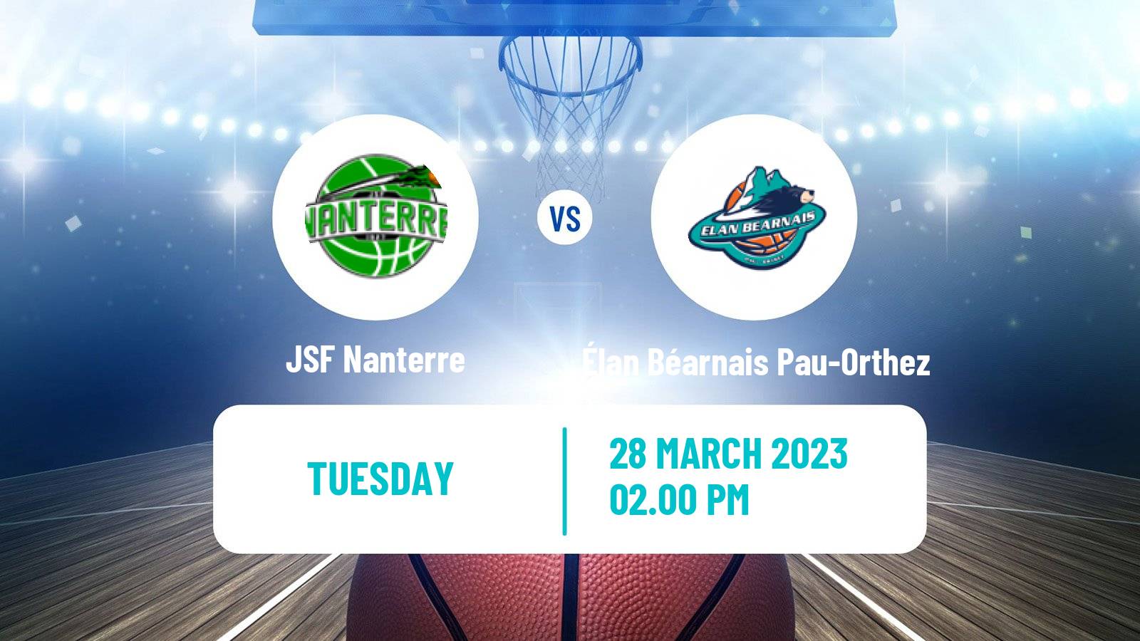 Basketball French LNB Nanterre - Élan Béarnais Pau-Orthez