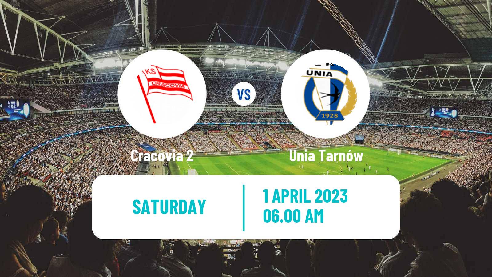 Soccer Polish Division 3 - Group IV Cracovia 2 - Unia Tarnów