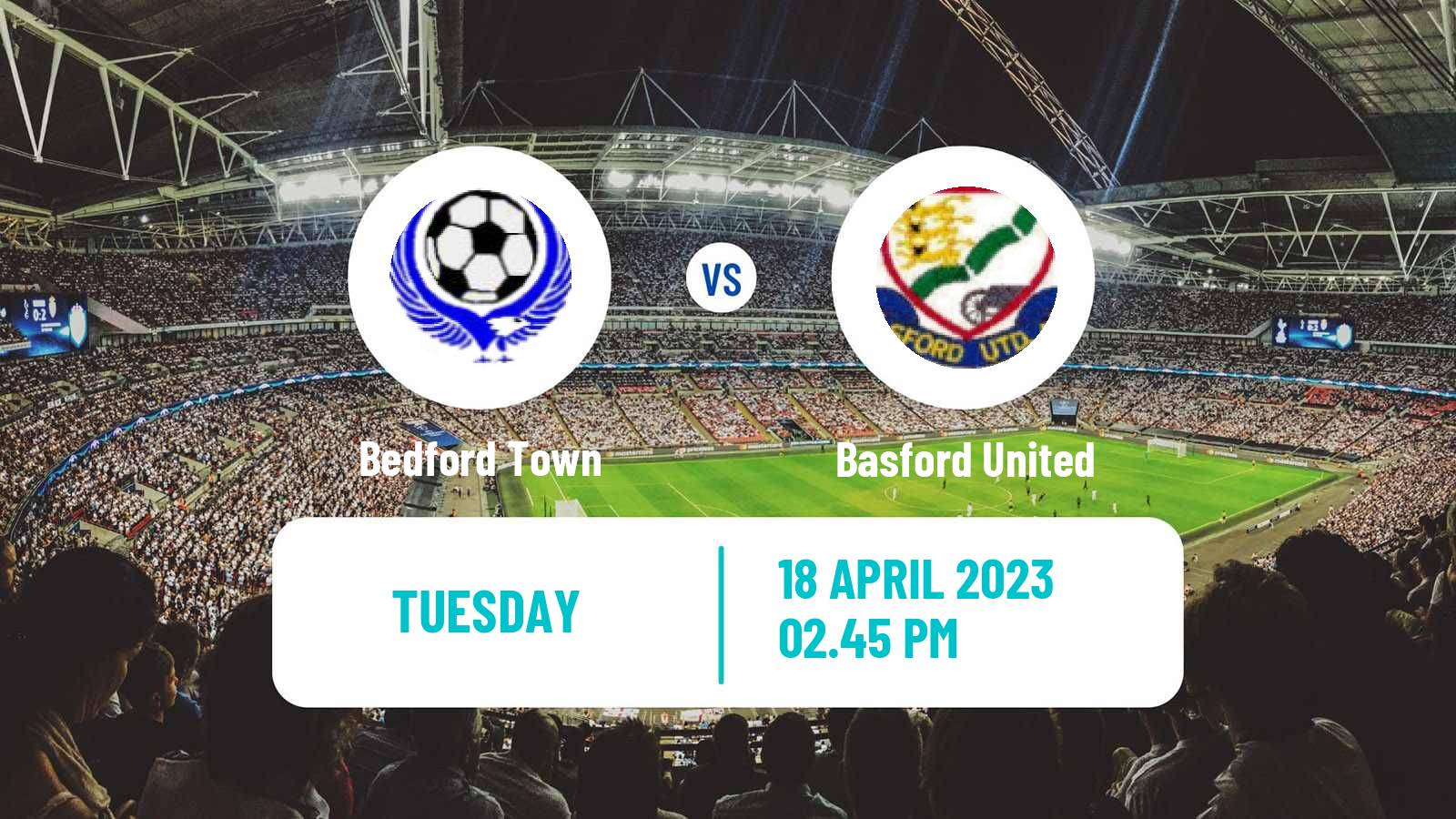 Soccer English Southern League Central Division Bedford Town - Basford United
