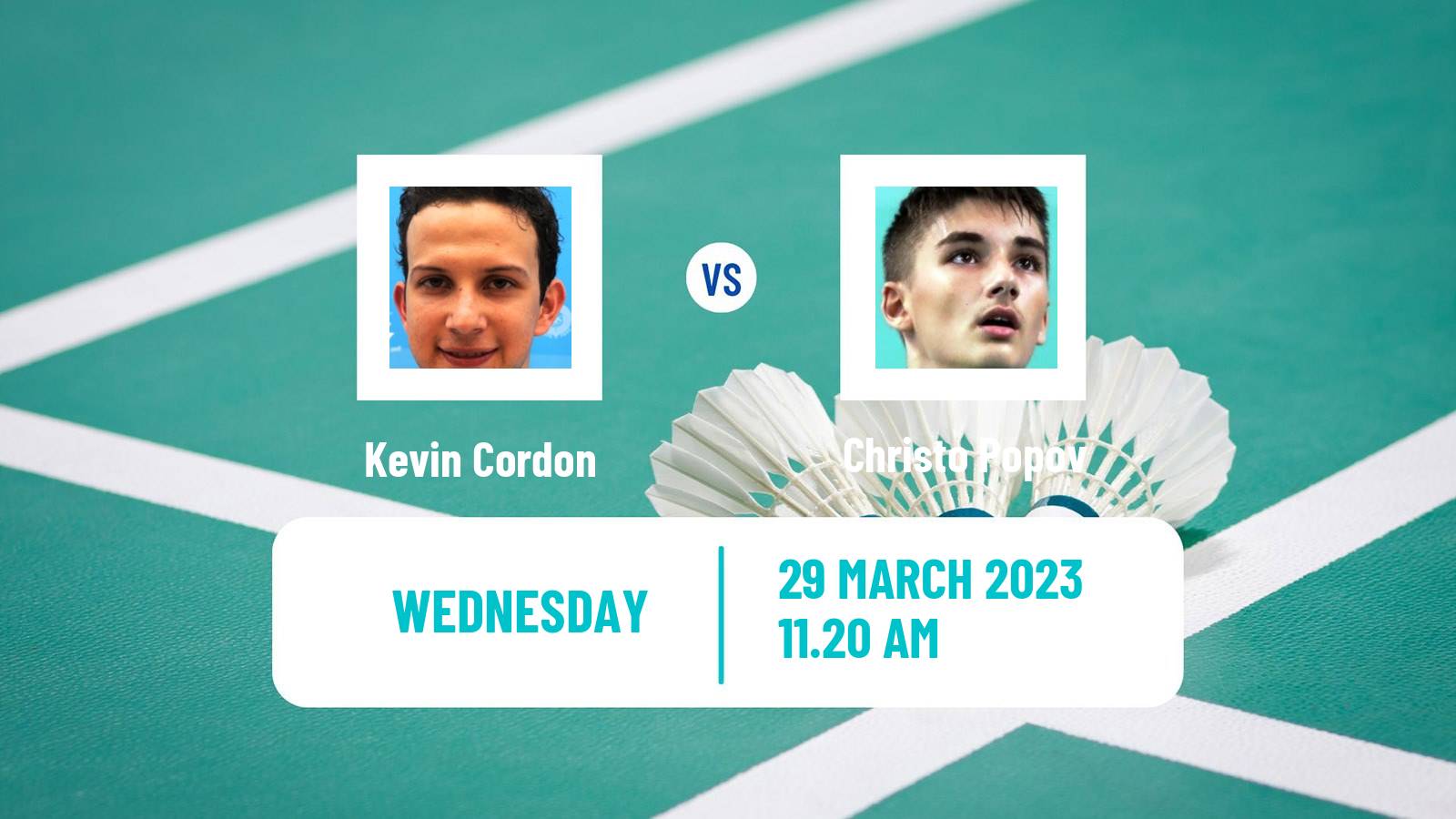 Badminton Badminton Kevin Cordon - Christo Popov