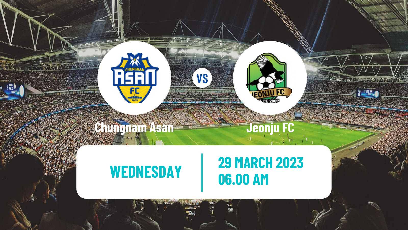Soccer South Korean Cup Chungnam Asan - Jeonju