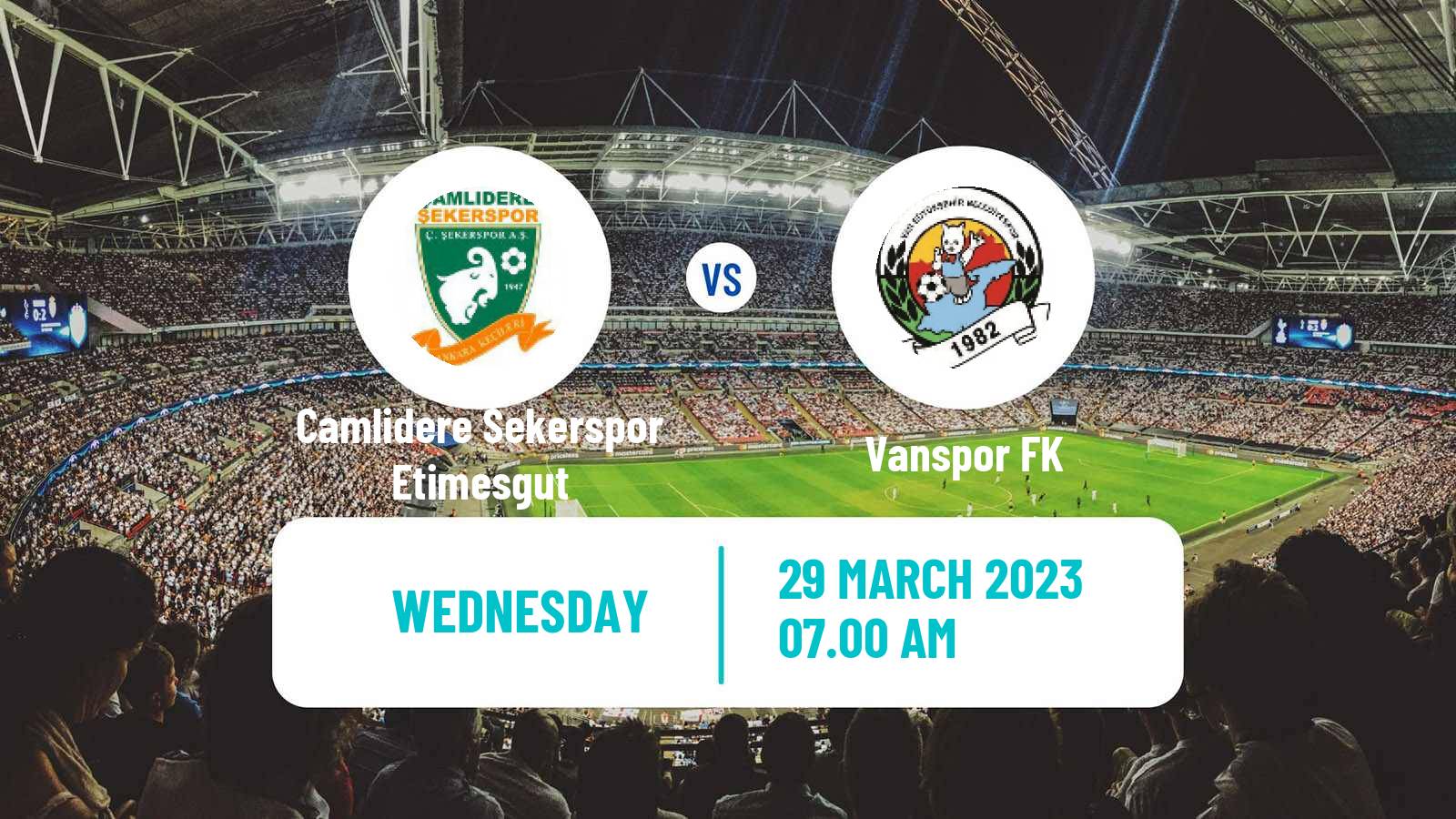 Soccer Turkish Second League Red Group Etimesgut - Vanspor