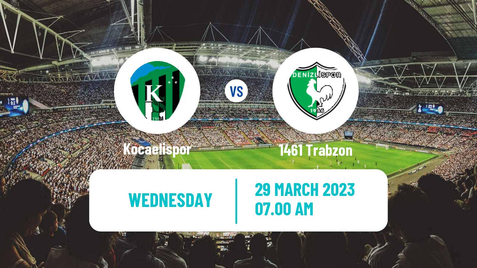 Soccer Turkish Second League Red Group Kocaelispor - 1461 Trabzon