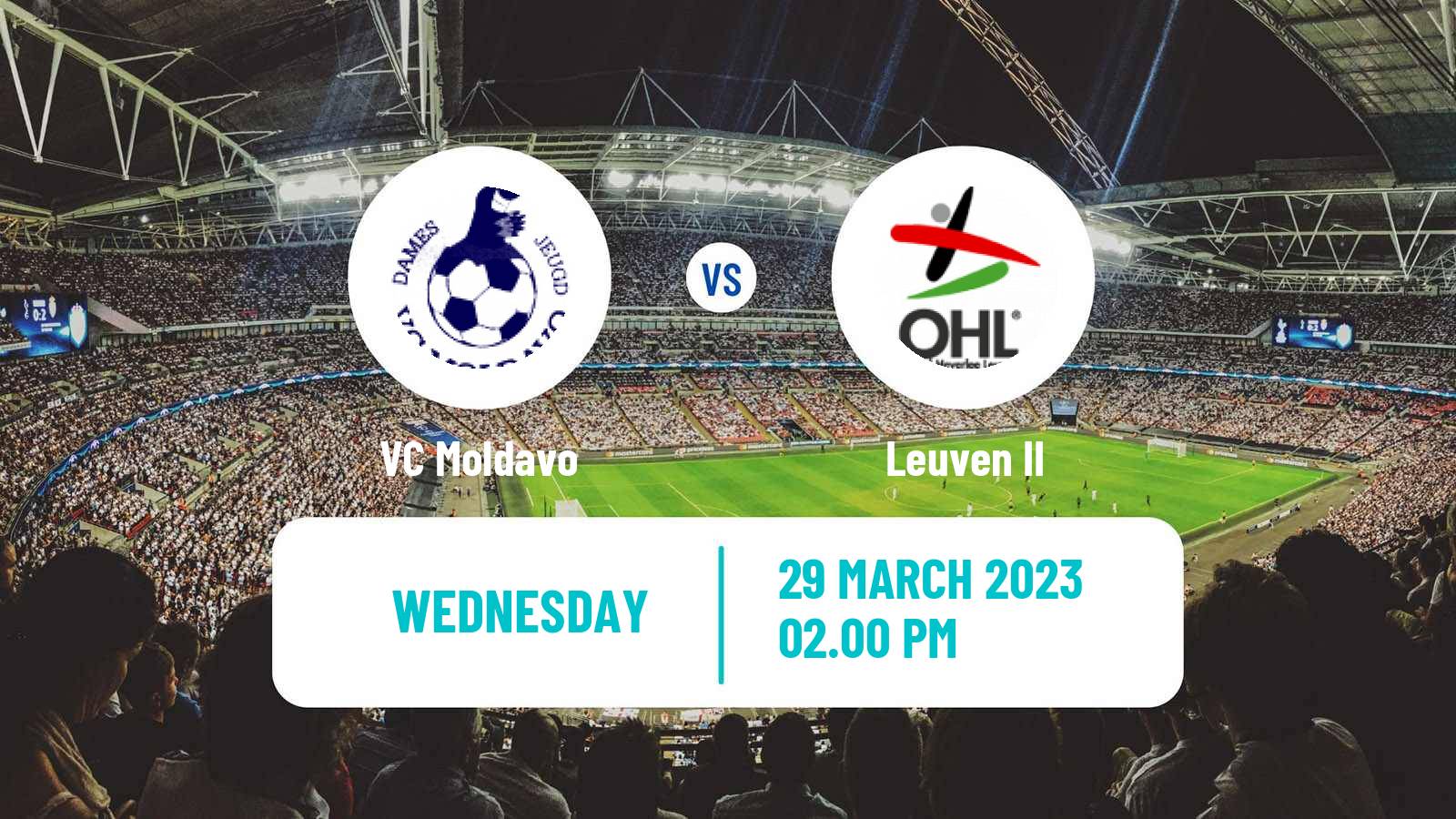 Soccer Belgian 1st National Women Moldavo - Leuven II