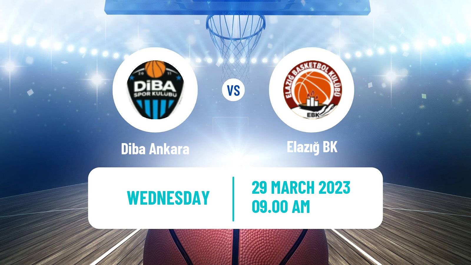 Basketball Turkish TKBL Women Diba Ankara - Elazığ