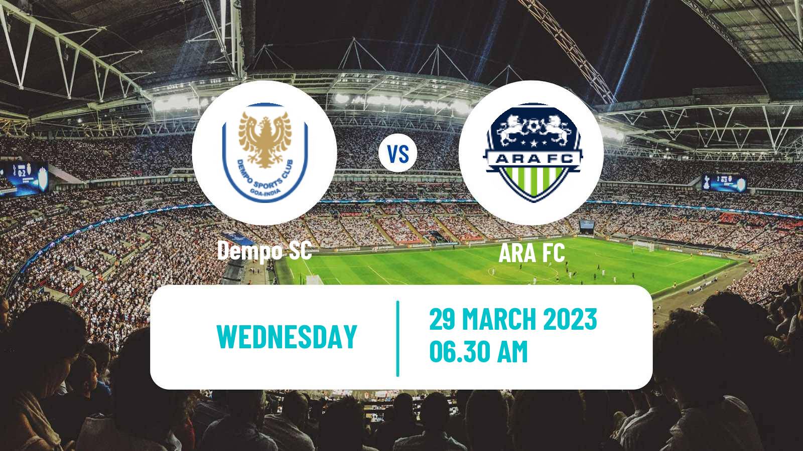 Soccer Indian I-League 2 Dempo - ARA