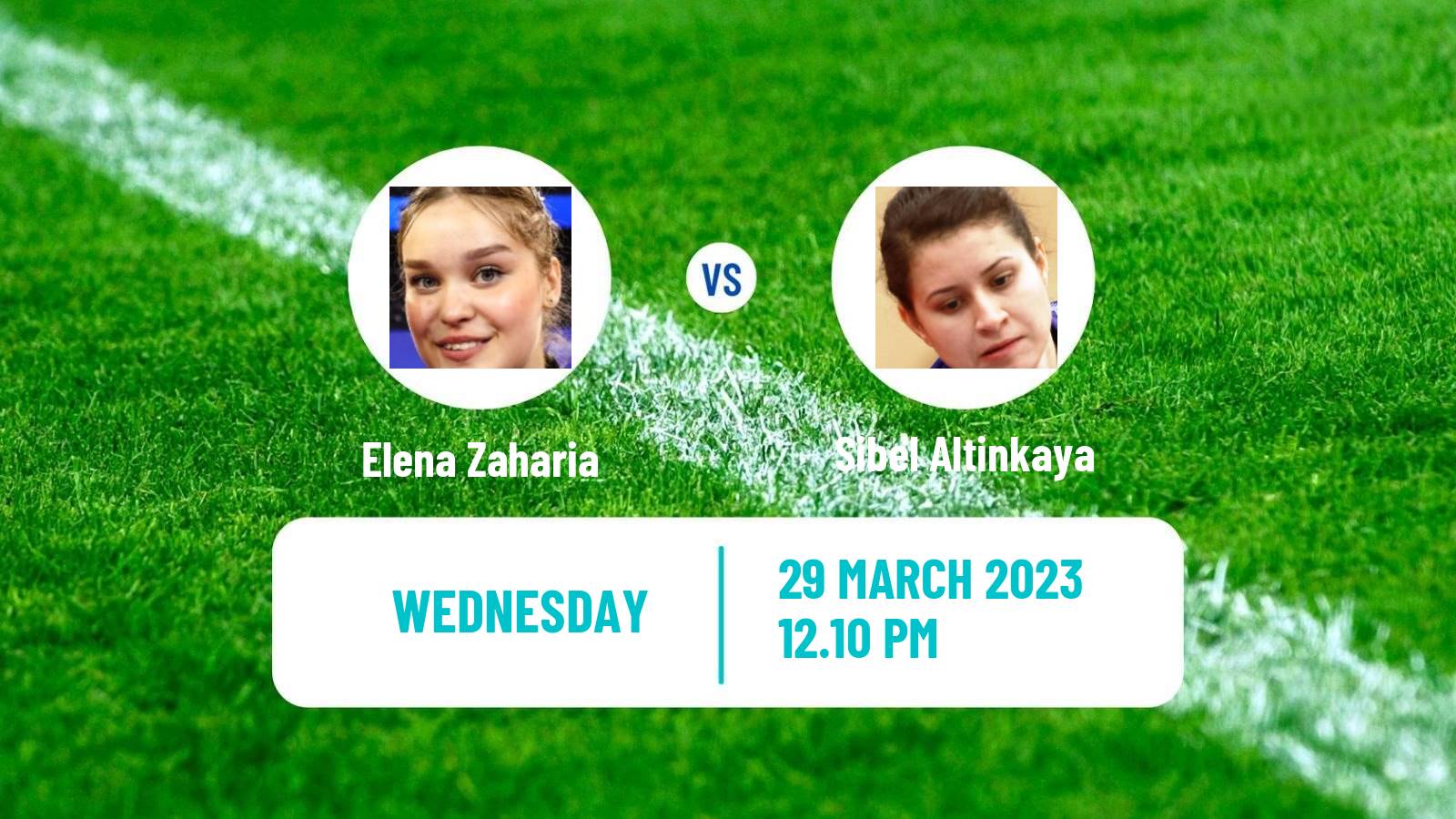 Table tennis Table Tennis Elena Zaharia - Sibel Altinkaya