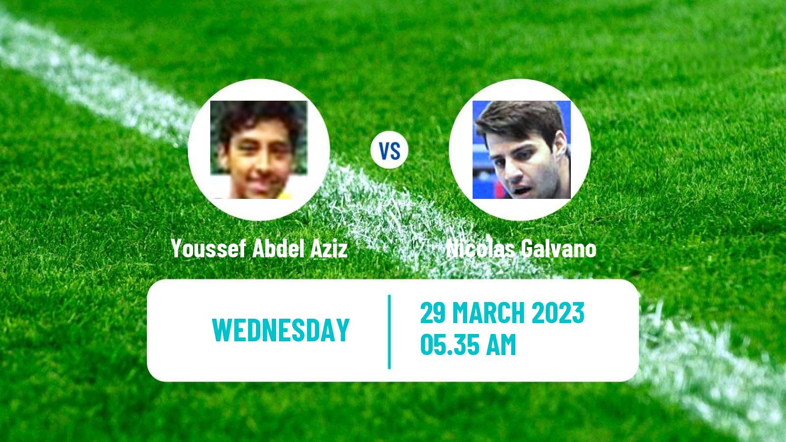 Table tennis Table Tennis Youssef Abdel Aziz - Nicolas Galvano