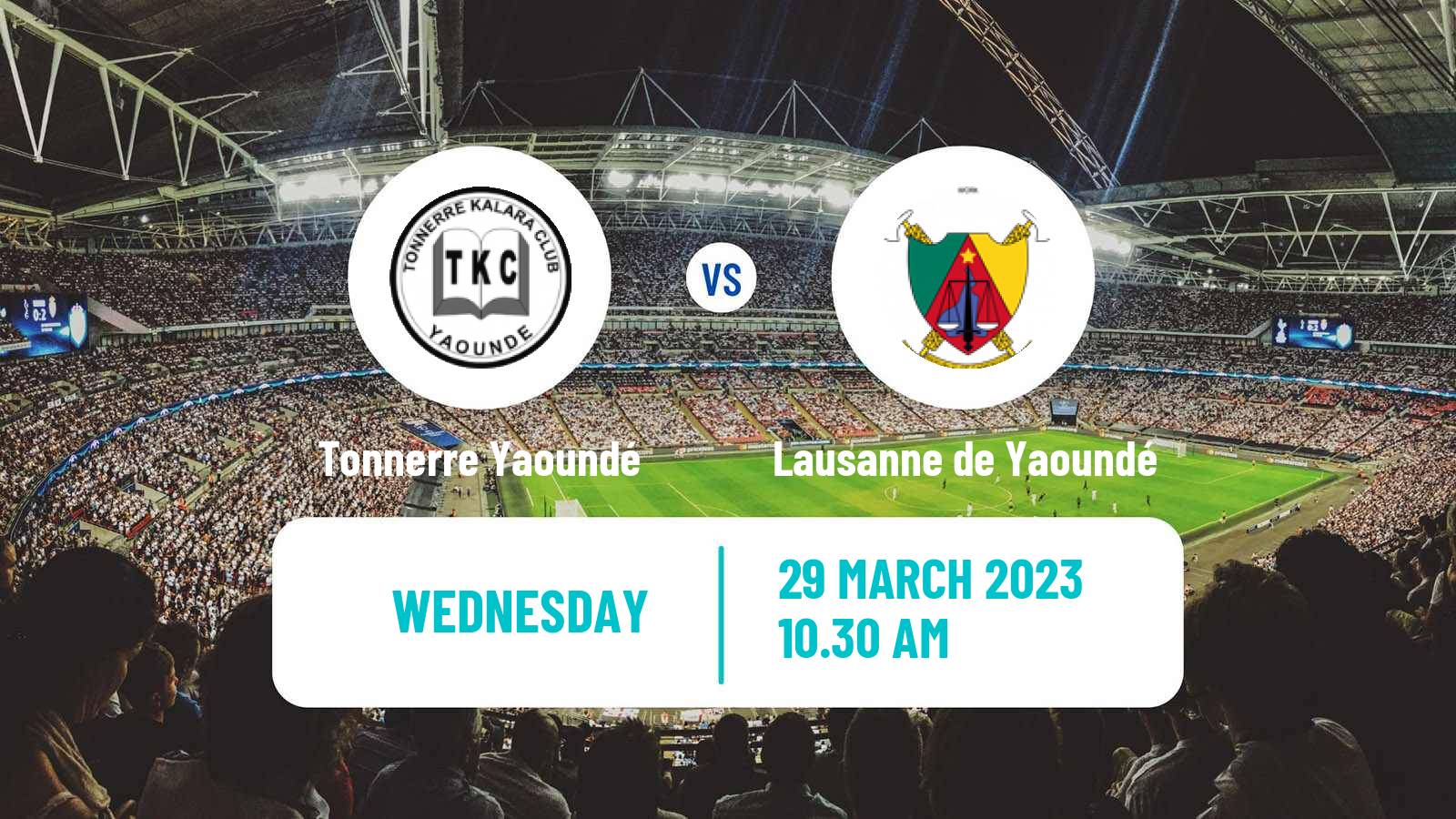 Soccer Cameroon Elite Two Tonnerre Yaoundé - Lausanne de Yaoundé