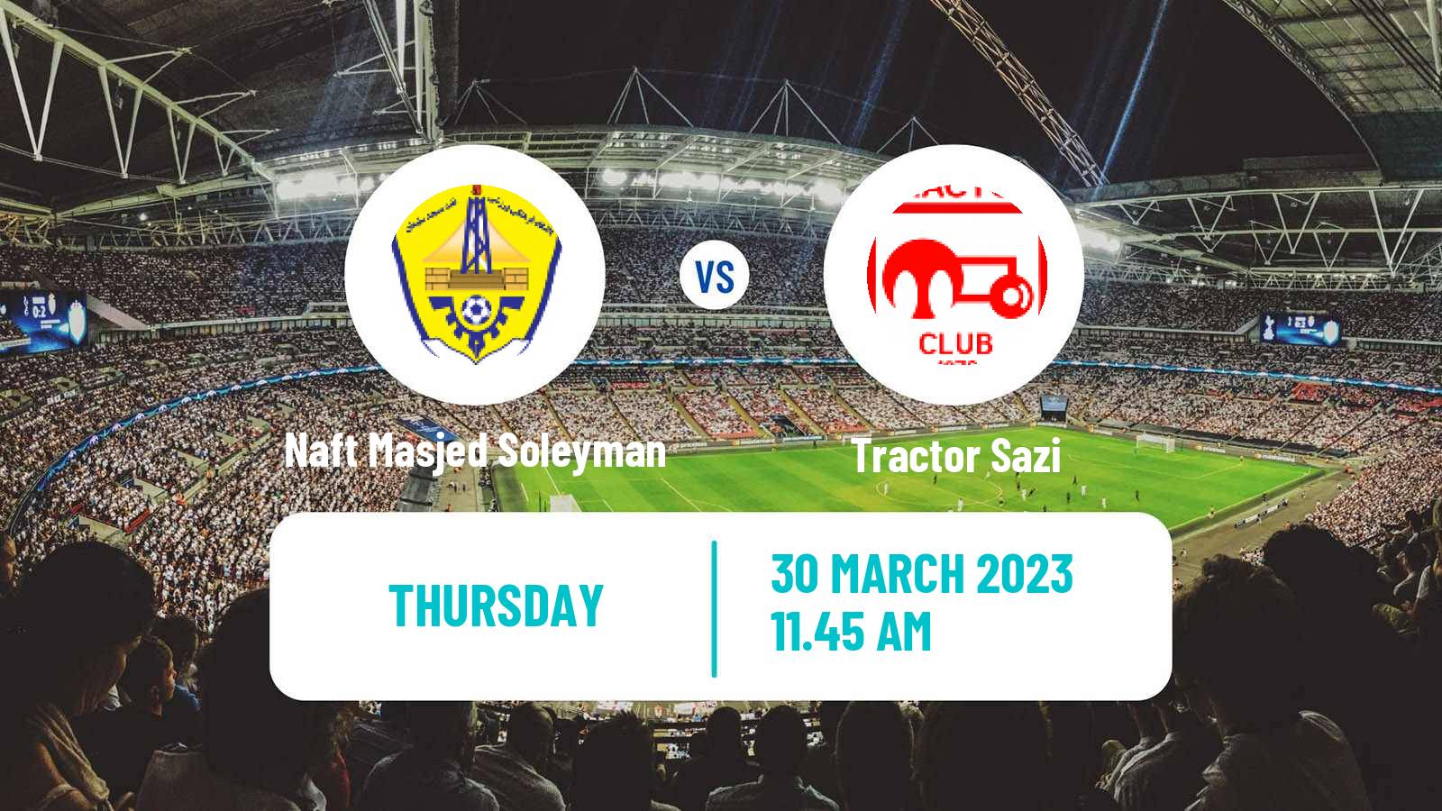 Soccer Iran Pro League Naft Masjed Soleyman - Tractor Sazi