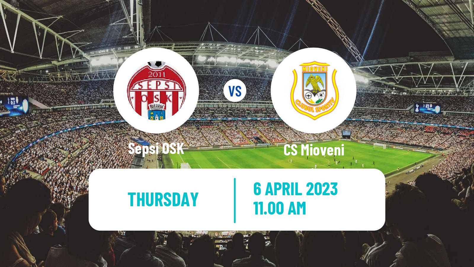 Football Romanian Cup Sepsi OSK - Mioveni