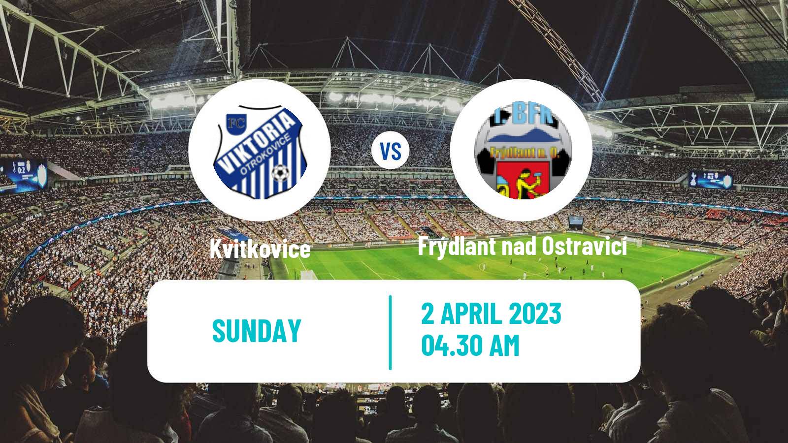 Soccer Czech MSFL Kvitkovice - Frýdlant nad Ostravicí