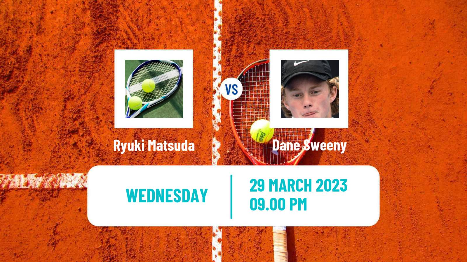 Tennis ITF Tournaments Ryuki Matsuda - Dane Sweeny