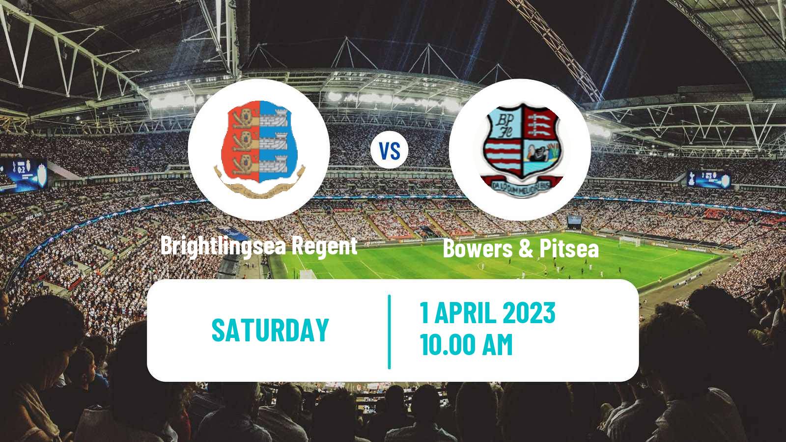 Football English Isthmian League Premier Division Brightlingsea Regent - Bowers & Pitsea