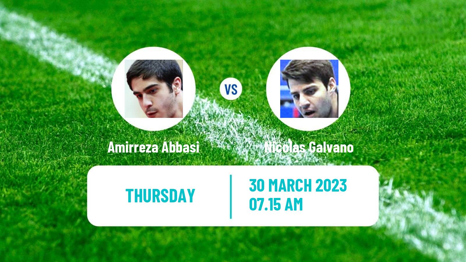 Table tennis Table Tennis Amirreza Abbasi - Nicolas Galvano
