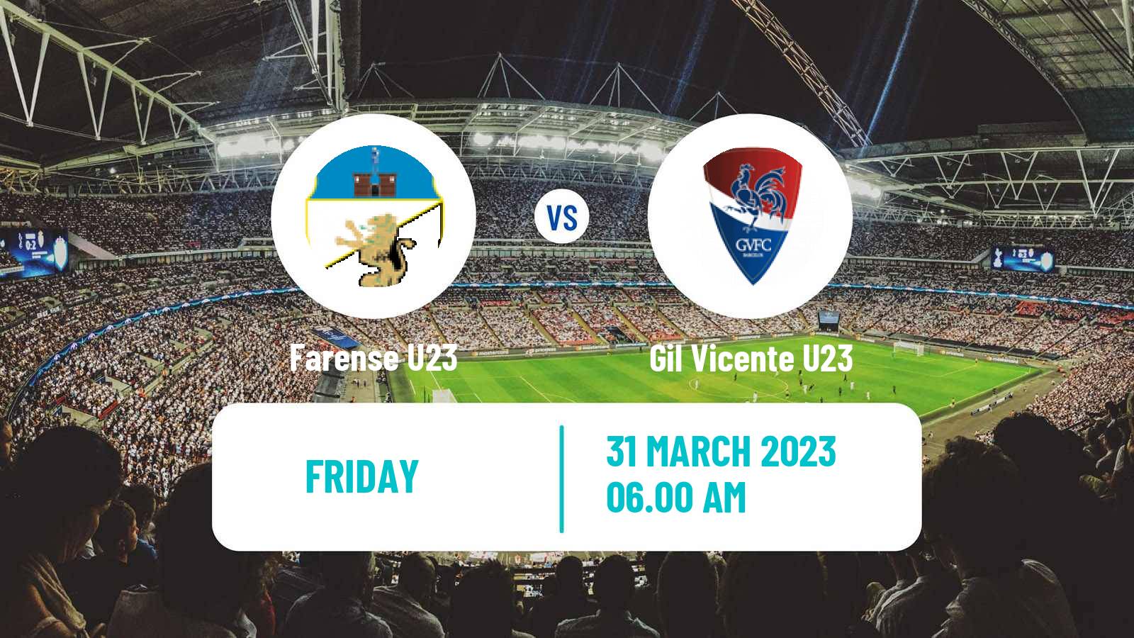 Football Portuguese Liga Revelacao U23 Farense U23 - Gil Vicente U23