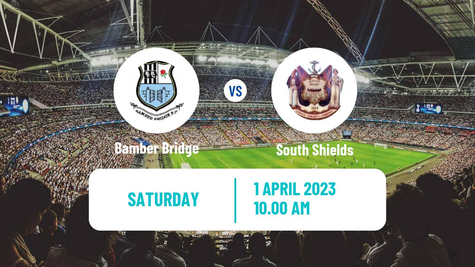 Soccer English NPL Premier Division Bamber Bridge - South Shields