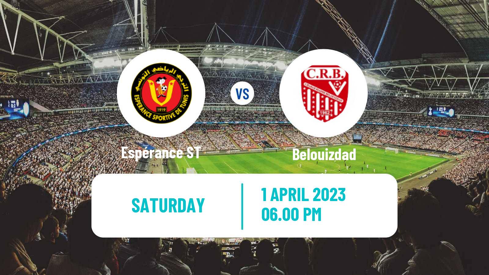 Soccer CAF Champions League Espérance ST - Belouizdad