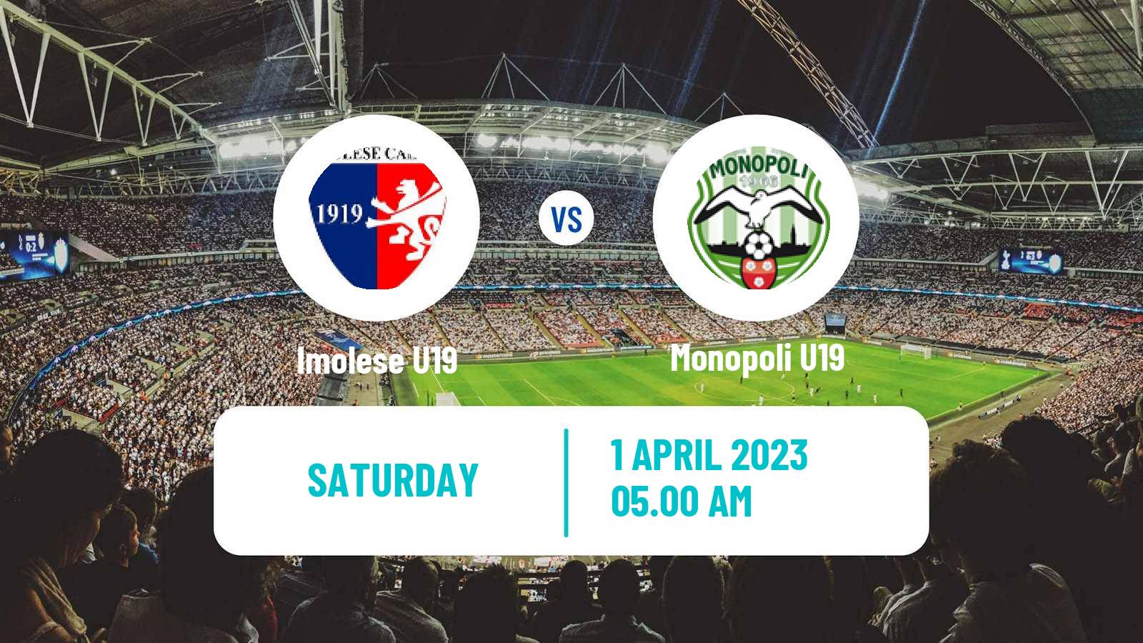 Soccer Italian Primavera 2 Imolese U19 - Monopoli U19