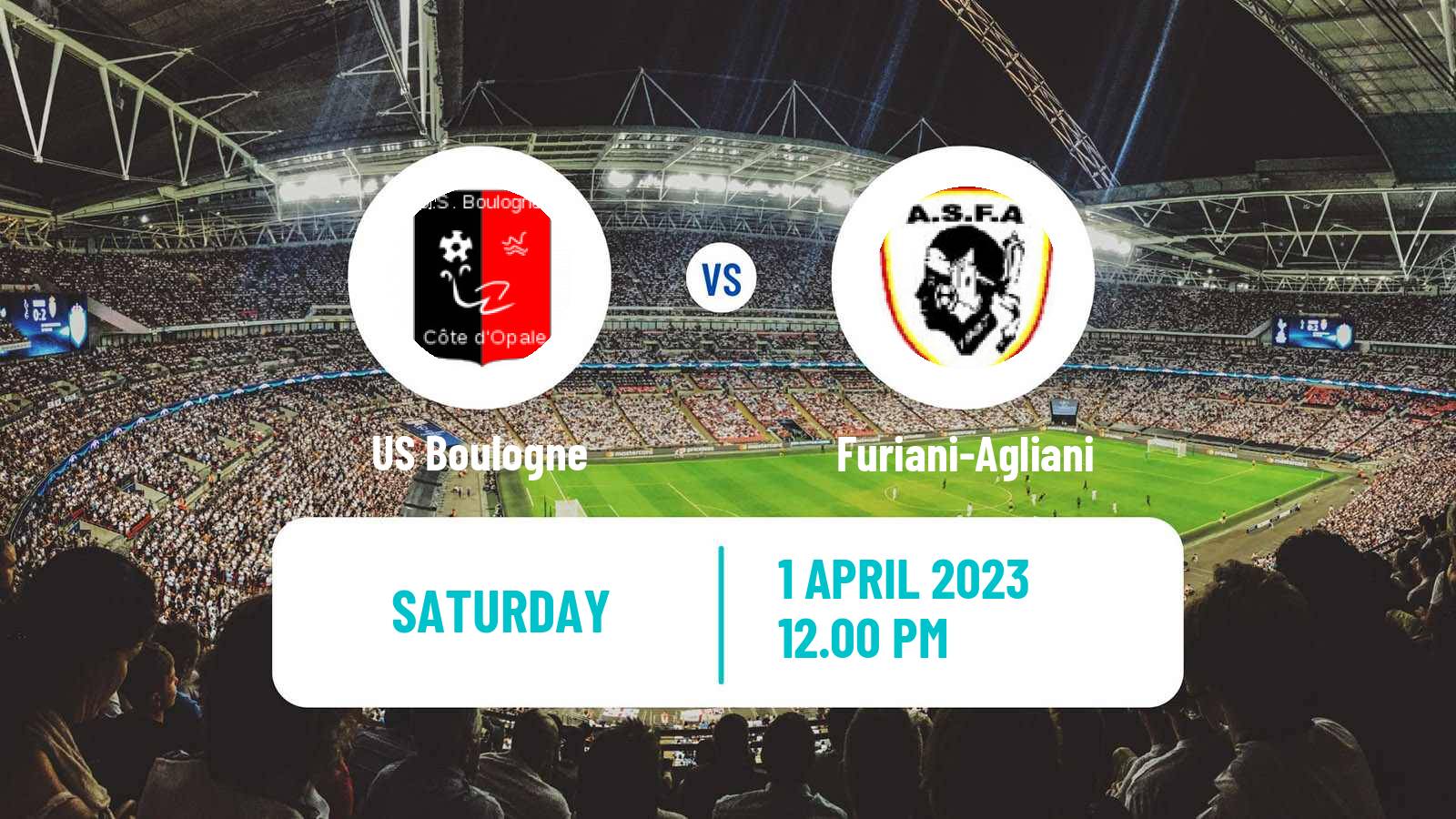 Soccer French National 2 - Group B Boulogne - Furiani-Agliani