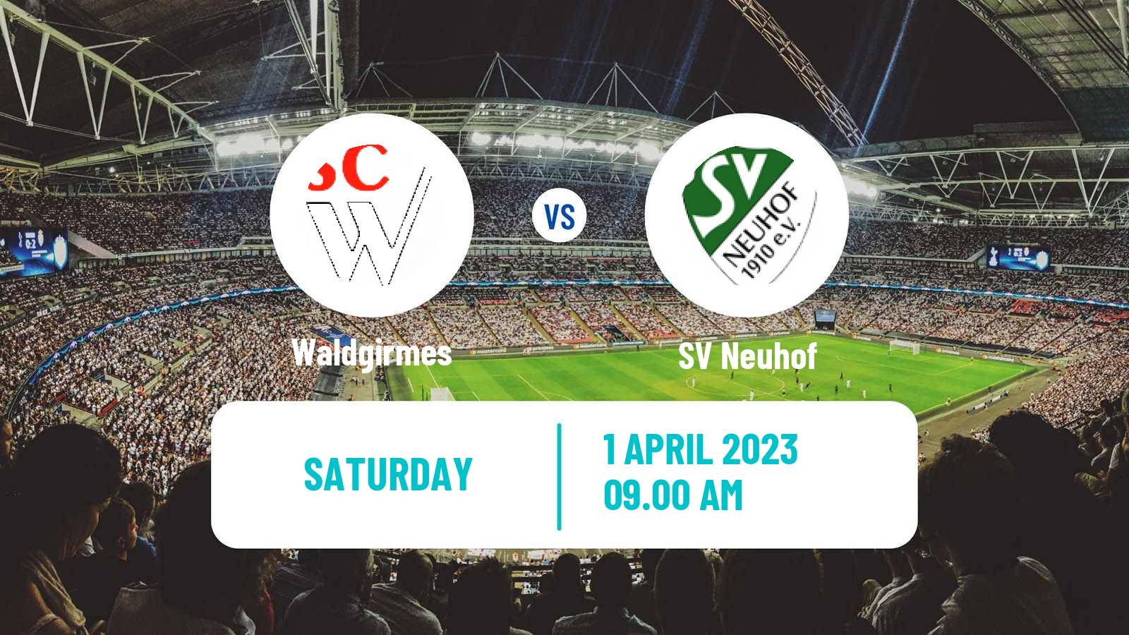 Soccer German Oberliga Hessen Waldgirmes - Neuhof