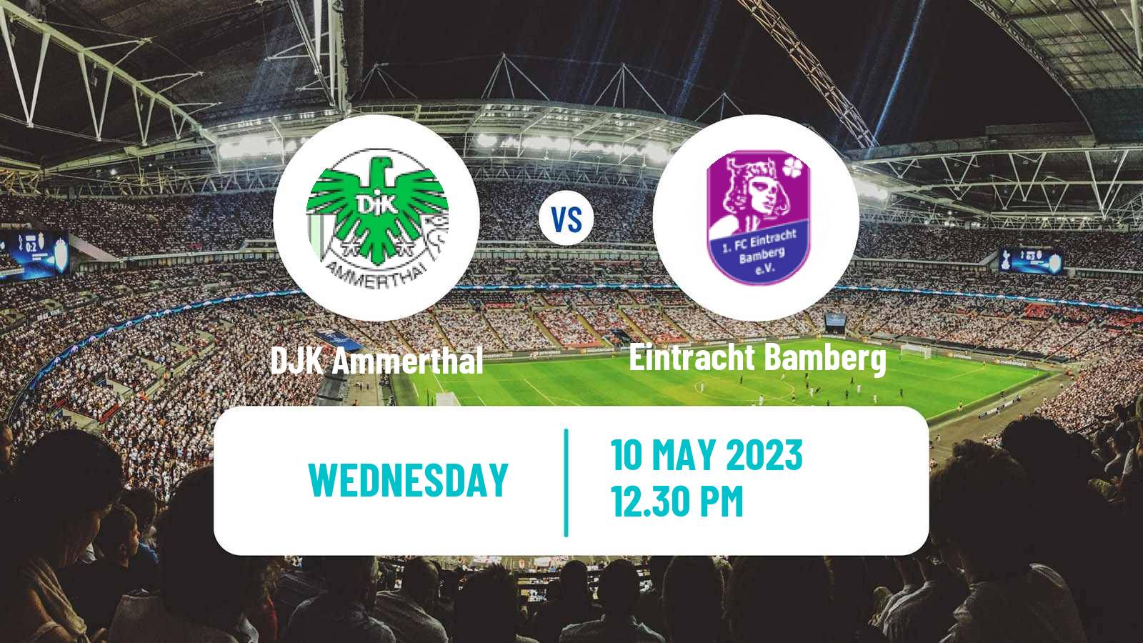 Soccer German Oberliga Bayern Nord DJK Ammerthal - Eintracht Bamberg