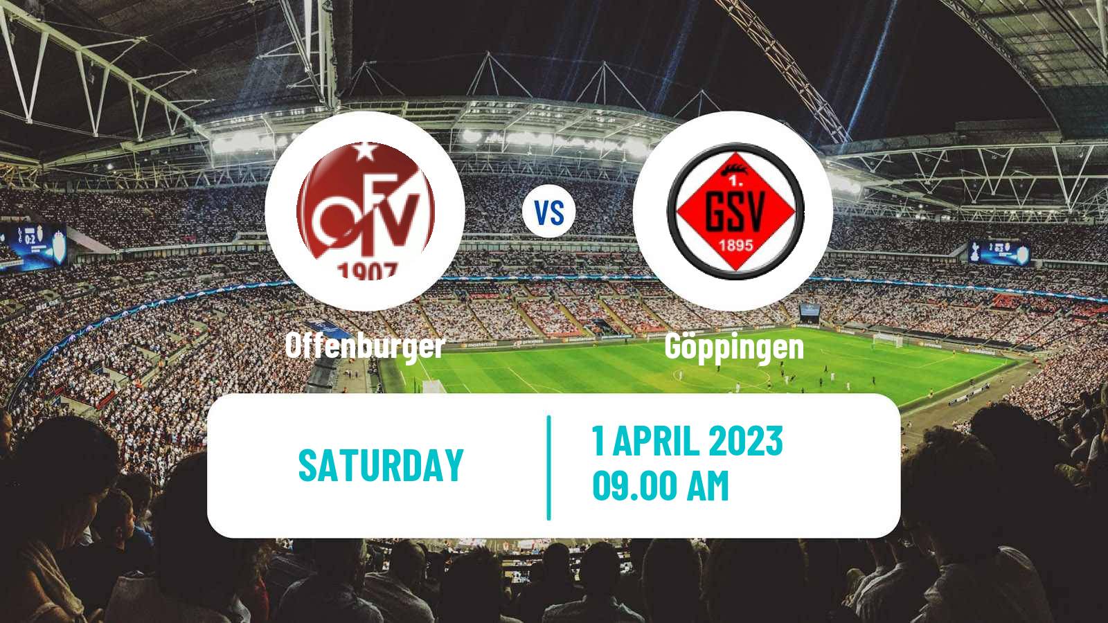 Soccer German Oberliga Baden-Württemberg Offenburger - Göppingen