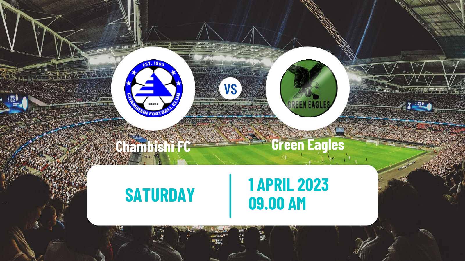 Soccer Zambian Premier League Chambishi - Green Eagles
