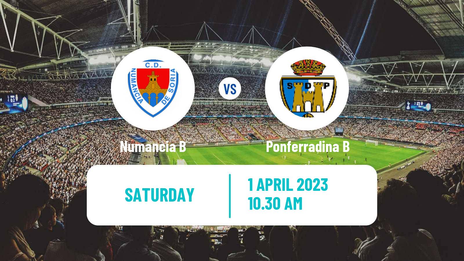 Soccer Spanish Tercera RFEF - Group 8 Numancia B - Ponferradina B