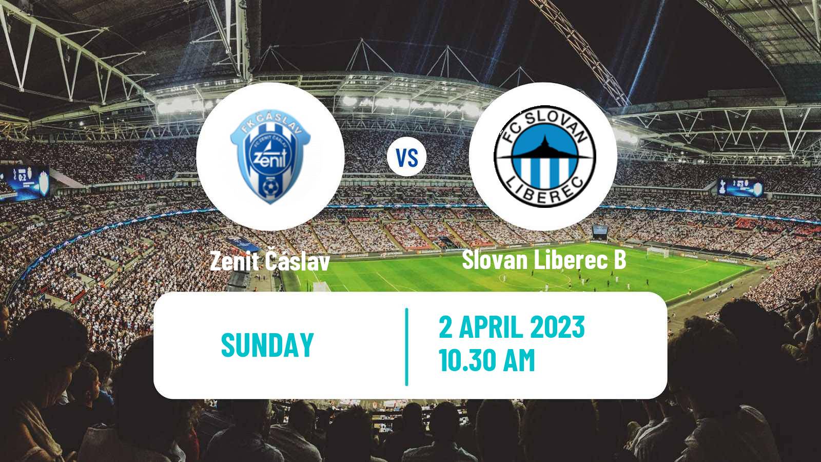 Soccer Czech Division C Zenit Čáslav - Slovan Liberec B